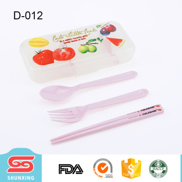 Portable food grade plastic tableware for children